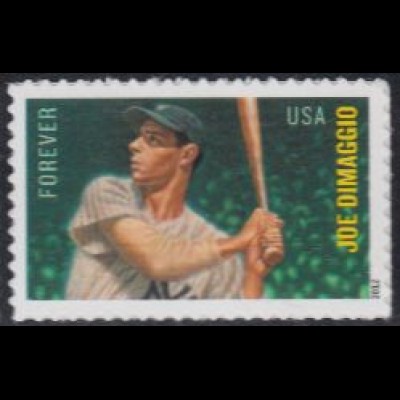 USA Mi.Nr. 4864BA Baseballspieler, Joe Dimaggio, skl. (-)