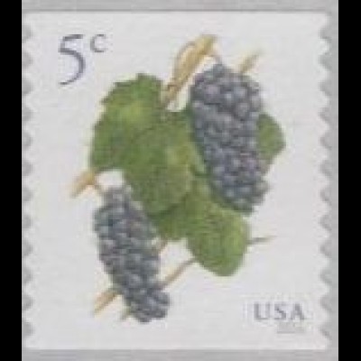 USA Mi.Nr. 5231 BC Freim. Obst, Weintrauben, skl. (5)