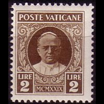 Vatikan Mi.Nr. 10 Freim. Papst Pius XI. (2L)