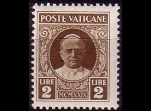 Vatikan Mi.Nr. 10 Freim. Papst Pius XI. (2L)
