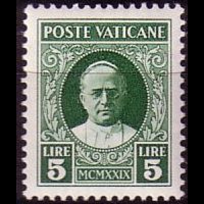 Vatikan Mi.Nr. 12 Freim. Papst Pius XI. (5L)