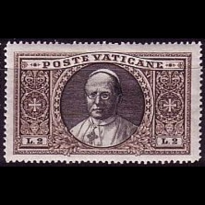 Vatikan Mi.Nr. 32 Freim. Papst Pius XI. (2L)