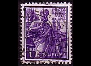 Vatikan Mi.Nr. 63 Flugpostmarken, Statue Petrus (1L)