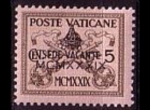 Vatikan Mi.Nr. 73 Sede Vacante Pius XI. - Pius XII., Wappen (5c)