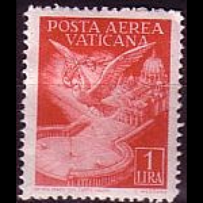 Vatikan Mi.Nr. 140 Flugpostmarke Taube über Peterskirche (1L)