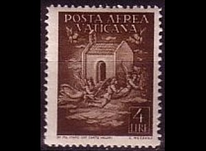 Vatikan Mi.Nr. 141 Flugpostmarke Engel tragen Casa Sancta (4L)