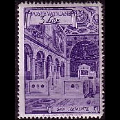 Vatikan Mi.Nr. 150A Freim. Basilika San Clemente, gez. L 14 (3L)