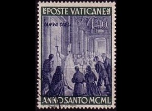 Vatikan Mi.Nr. 166 Heiliges Jahr 1950, Pius XII. öffnet Heilige Pforte (10L)