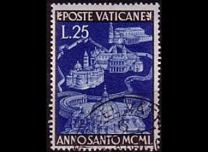 Vatikan Mi.Nr. 168 Heiliges Jahr 1950, Petersdom + and. Kirchen (25L)