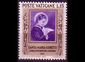 Vatikan Mi.Nr. 190 Hl. Maria Goretti, Märtyrerin der Jungfräulichkeit (15)