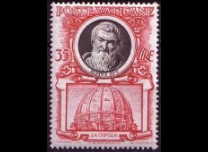 Vatikan Mi.Nr. 198 Freim. Sixtus V. + Kuppel Michelangelo (35)