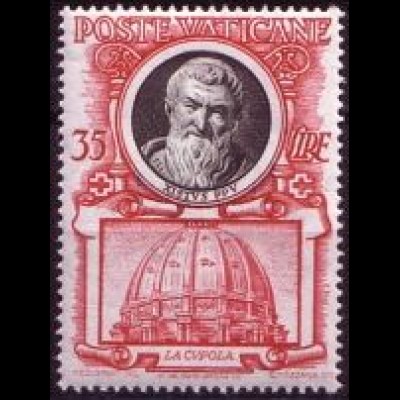Vatikan Mi.Nr. 198 Freim. Sixtus V. + Kuppel Michelangelo (35)
