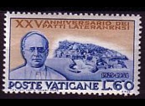 Vatikan Mi.Nr. 213 Lateranverträge, Pius XI., Vatikanstadt (60)