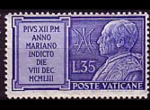Vatikan Mi.Nr. 219 Marianisches Jahr, Papst Pius XII. (35)