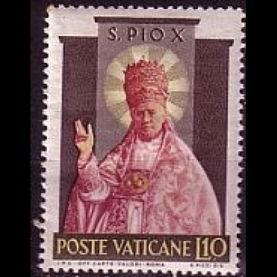 Vatikan Mi.Nr. 220 Heiligsprechnung Papst Pius X. (10)