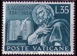 Vatikan Mi.Nr. 225 Hl. Augustinius, Gemälde v. Botticelli (35)