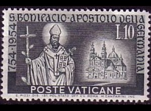 Vatikan Mi.Nr. 230 Ermordung Ho. Bonifatius, Dom zu Fulda (10)