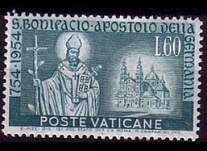 Vatikan Mi.Nr. 232 Ermordung Ho. Bonifatius, Dom zu Fulda (60)