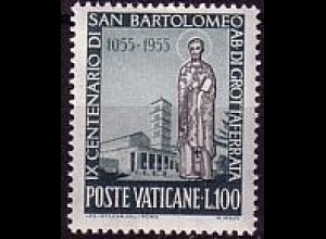 Vatikan Mi.Nr. 240 H. Bartholomäus, Basilika von Grottaferrata (100)