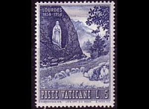 Vatikan Mi.Nr. 282 Marienerscheinung Lourdes, Schafherde (5)