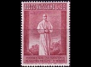 Vatikan Mi.Nr. 288 Weltausstellung Brüssel Papst Pius XII. (35)
