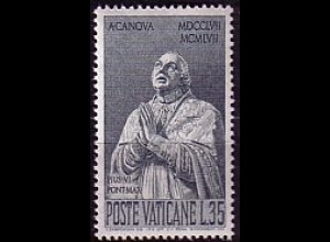 Vatikan Mi.Nr. 298 Antonio Canova, Skulpturen, Pius VI. (35)