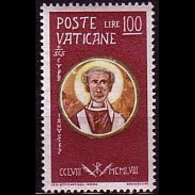 Vatikan Mi.Nr. 311 Christliche Märtyrer, Cyprianus (100)