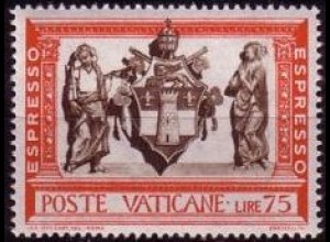 Vatikan Mi.Nr. 355 Eilm. Werke der Barmherzigkeit Papstwappen (75)