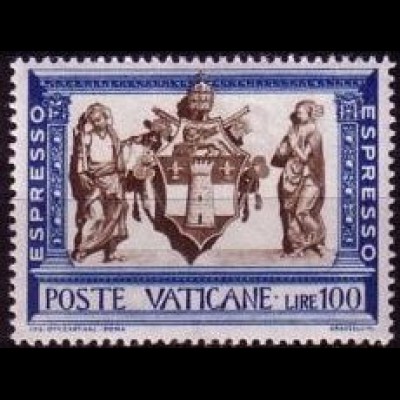 Vatikan Mi.Nr. 356 Eilm. Werke der Barmherzigkeit Papstwappen (100)