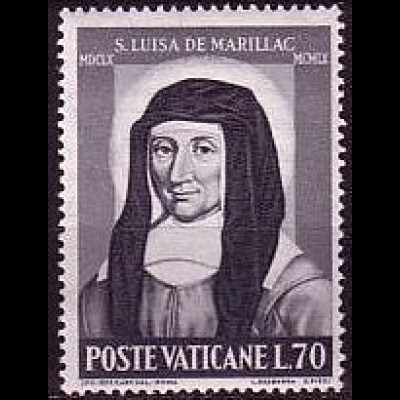 Vatikan Mi.Nr. 361 Louise de Marillac (70)