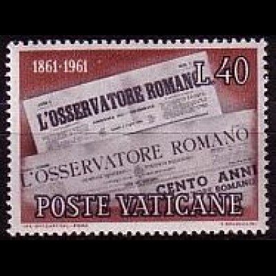 Vatikan Mi.Nr. 375 Zeitung L´Osservatore Romano, Titelseiten (40)