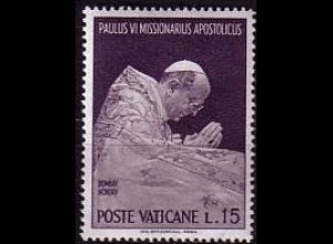 Vatikan Mi.Nr. 467 Eucharistischem Weltkongr., Paul VI im Gebet (15)