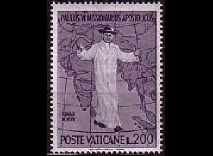 Vatikan Mi.Nr. 470 Eucharistischem Weltkongr., Paul VI vor Landkarte (200)