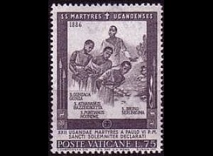 Vatikan Mi.Nr. 474 Heiligspr. Märtyrer von Uganda u.a. Bruno Serunkuma (75)