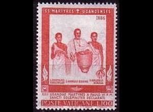 Vatikan Mi.Nr. 475 Heiligspr. Märtyrer von Uganda u.a. Andreas Kaggwa (100)