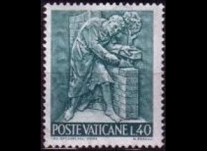 Vatikan Mi.Nr. 495 Freim. Bronzereliefs Arbeit Bauhandwerk (40)