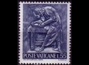 Vatikan Mi.Nr. 496 Freim. Bronzereliefs Arbeit Holzbearbeitung (55)
