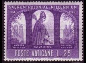 Vatikan Mi.Nr. 503 Christianisierung Polens Hl. Adalbert + Kathedralen (25)