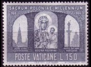 Vatikan Mi.Nr. 506 Christianisierung Polens Madonna Tschenstochau (150)
