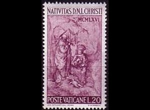 Vatikan Mi.Nr. 514 Weihnachten 1966, Geburt Christi (20)