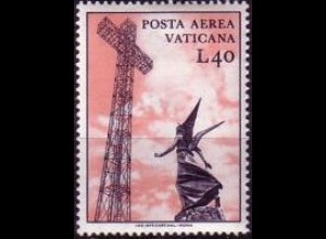 Vatikan Mi.Nr. 518 Flugpostm., Vat. Rundfunkstation, Erzengel Gabriel (40)