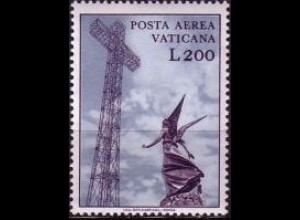 Vatikan Mi.Nr. 521 Flugpostm., Vat. Rundfunkstation, Erzengel Gabriel (200)