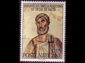 Vatikan Mi.Nr. 523 Martyrien, Fresko Hl. Petrus (15)