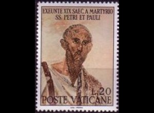 Vatikan Mi.Nr. 524 Martyrien, Fresko Hl. Paulus (20)