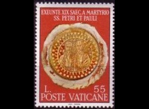 Vatikan Mi.Nr. 525 Martyrien, Glasmalerei Peter + Paul (55)