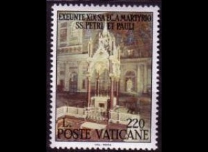 Vatikan Mi.Nr. 527 Martyrien, Gotischer Tabernakel St.Paulus Basilika (220)