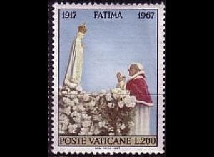 Vatikan Mi.Nr. 530 Marienerscheinung Fatima, Paul VI. in Fatima (200)
