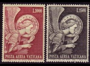 Vatikan Mi.Nr. 536-37 Flugpostmarken Erzengel Gabriel (2 Werte)