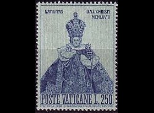Vatikan Mi.Nr. 543 Weihnachten 1968, Jesuskind von Prag (250)