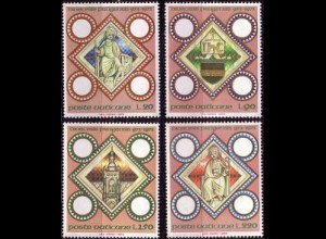 Vatikan Mi.Nr. 625-28 Lateinischer Bischofssitz Prag (4 Werte)